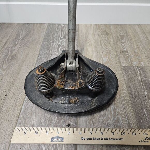 Mesinger Vintage Bicycle Spring Seat Wide Comfort Black Leather Cruiser Retro - Picture 5 of 8